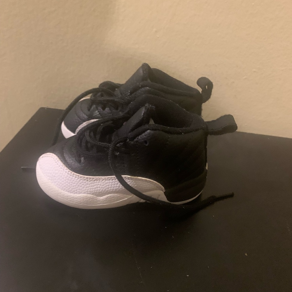 Classic Black and White Kids Sneakers